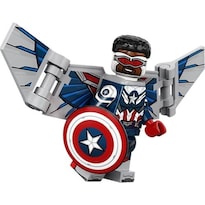 Minifigura Lego Marvel Series 1 Capitán América Falcon 71031 - Venta Internacional.
