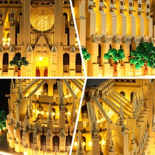 Foto 3 | Foto 3 | Kit De Luces Para Lego Notre Dame Cathedral 21061 De Briksmax - Venta Internacional.