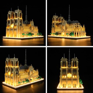 Foto 4 | Foto 4 | Kit De Luces Para Lego Notre Dame Cathedral 21061 De Briksmax - Venta Internacional.