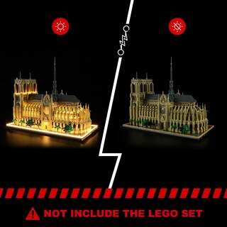 Foto 5 | Foto 5 | Kit De Luces Para Lego Notre Dame Cathedral 21061 De Briksmax - Venta Internacional.