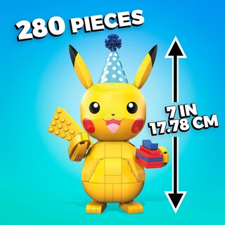 Foto 5 | Foto 5 | Set De Construcción Mega Construx Pokémon Celebration Pikachu - Venta Internacional.