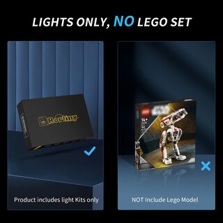 Foto 5 | Foto 5 | Kit De Luces Led Rorliny Para Lego Star Wars Bd-1 75335 Toy Buil - Venta Internacional.