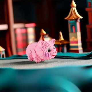 Foto 6 | Foto 6 | Bloques De Construcción Larcele Micro Pig Mini Bricks 1547 Unidades - Venta Internacional.