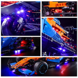 Foto 4 | Foto 4 | Kit De Luces Led Yeabricks Para Lego Technic Mclaren F1 42141 - Venta Internacional.