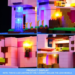 Foto 4 | Foto 4 | Kit De Luces Led Vonado Para Lego Minecraft The Pig House 21170 - Venta Internacional.