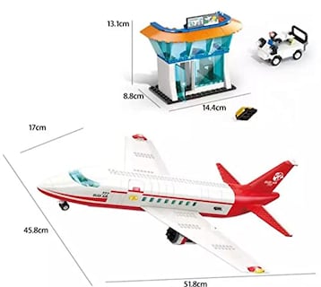 Foto 2 | Foto 2 | Set De Juguetes Para Construir Aviones De Pasajeros General Jim's - Venta Internacional.