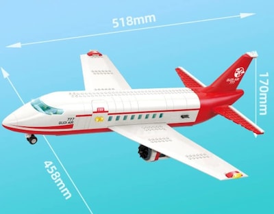 Foto 3 | Foto 3 | Set De Juguetes Para Construir Aviones De Pasajeros General Jim's - Venta Internacional.