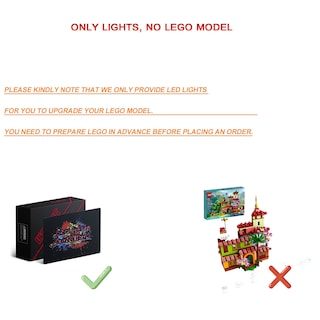 Foto 2 | Foto 2 | Kit De Luces Led Para Lego Encanto Madrigal House 43202 De Brick - Venta Internacional.