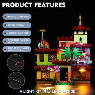 Foto 5 | Foto 5 | Kit De Luces Led Para Lego Encanto Madrigal House 43202 De Brick - Venta Internacional.