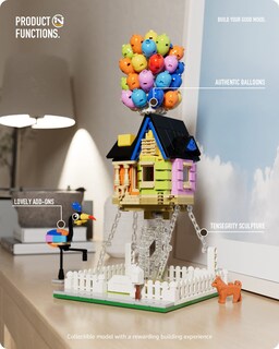Foto 6 | Foto 6 | Set De Construcción Nifeliz Up Balloon House Para Adolescentes Y Adultos - Venta Internacional.