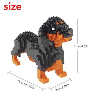 Foto 2 | Foto 2 | Bloques De Construcción Micro Dachshund, Miniladrillos De Juguete Para Mascotas (898 Piezas) - Venta Internacional.