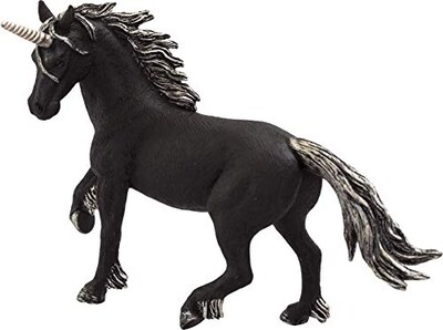 Foto 1 | Foto 1 | Réplica De Fantasía Realista De La Figura De Juguete Mojo Dark Unicorn - Venta Internacional.