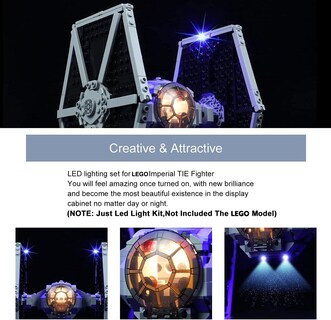 Foto 3 | Foto 3 | Kit De Luces Para Lego Imperial Tie Fighter 75300 De Brickbling - Venta Internacional.
