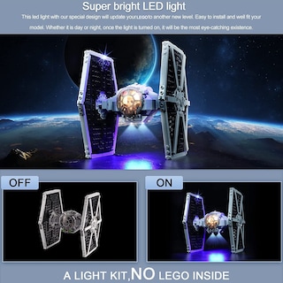 Foto 4 | Foto 4 | Kit De Luces Para Lego Imperial Tie Fighter 75300 De Brickbling - Venta Internacional.