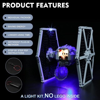 Foto 5 | Foto 5 | Kit De Luces Para Lego Imperial Tie Fighter 75300 De Brickbling - Venta Internacional.