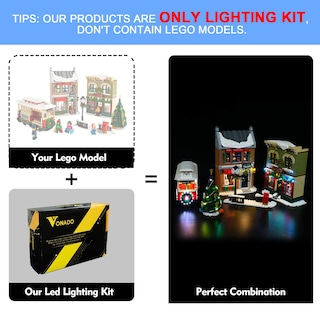 Foto 6 | Foto 6 | Kit De Iluminación Vonado Para Lego Holiday Main Street 10308 - Venta Internacional.