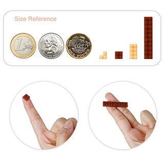 Foto 2 | Foto 2 | Set De Bloques De Construcción Larcele Micro Animal Diy Mini 3d Toy 168 - Venta Internacional.