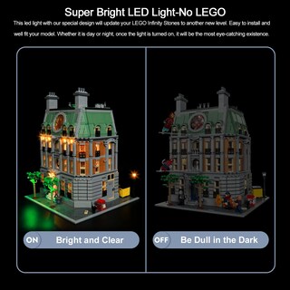 Foto 5 | Foto 5 | Kit De Luces Led Brickbling Para Lego Sanctum Sanctorum 76218 - Venta Internacional.