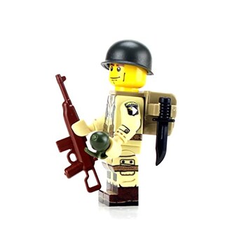 Foto 2 | Foto 2 | Minifigura Personalizada De La 101ª Guerra Mundial, Paracaidista Aerotransportado Del Ejército De Lo - Venta Internacional.