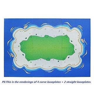 Foto 7 | Foto 7 | Placa Base Feleph Classic, Azul, 25 X 25 Cm, Temática Marina De Piratas - Venta Internacional.