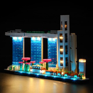 Foto 3 | Foto 3 | Kit De Luces Led Para El Set De Construcción Lego Architecture Singapore - Venta Internacional.