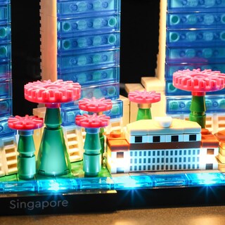 Foto 4 | Foto 4 | Kit De Luces Led Para El Set De Construcción Lego Architecture Singapore - Venta Internacional.
