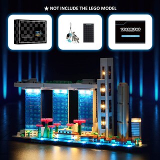 Foto 5 | Foto 5 | Kit De Luces Led Para El Set De Construcción Lego Architecture Singapore - Venta Internacional.