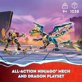 Foto 2 | Foto 2 | Set De Juguetes De Construcción Lego Ninjago Elemental Dragon Vs.the Empire - Venta Internacional.