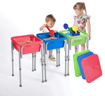 Foto 1 | Foto 1 | Suministros Especiales Para Mesa De Actividades Sensoriales Para Niños Con 3 Cubos - Venta Internacional.
