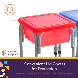 Foto 2 | Foto 2 | Suministros Especiales Para Mesa De Actividades Sensoriales Para Niños Con 3 Cubos - Venta Internacional.