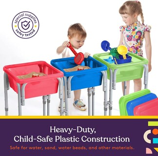 Foto 4 | Foto 4 | Suministros Especiales Para Mesa De Actividades Sensoriales Para Niños Con 3 Cubos - Venta Internacional.