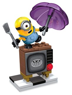 Foto 2 | Foto 2 | Toy Mega Bloks Minions Silly Tv Con Minion Stuart Durante Más De 5 Años - Venta Internacional.