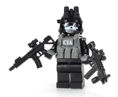 Foto 4 | Foto 4 | Minifigura Battle Brick Cia Ghost Sad/sog Commando De 4 Cm De Altura - Venta Internacional.