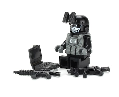 Foto 5 | Foto 5 | Minifigura Battle Brick Cia Ghost Sad/sog Commando De 4 Cm De Altura - Venta Internacional.