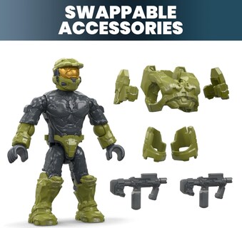 Foto 2 | Foto 2 | Set De Juguetes De Construcción De Figuras De Acción Mega Halo 20th Anniv. - Venta Internacional.