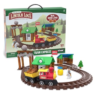 Foto 1 | Foto 1 | Juguete De Construcción Basic Fun Lincoln Logs-sawmill Express Train - Venta Internacional.