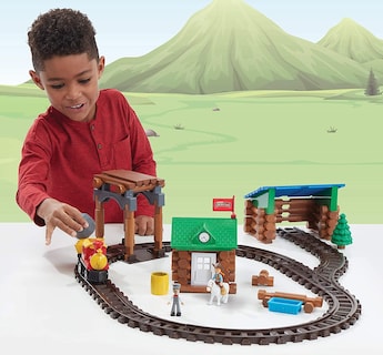 Foto 3 | Foto 3 | Juguete De Construcción Basic Fun Lincoln Logs-sawmill Express Train - Venta Internacional.