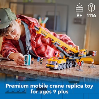 Foto 2 | Foto 2 | Juguete De Construcción Lego City Mobile Crane 60409 Con 4 Minifiguras - Venta Internacional.