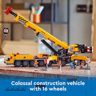 Foto 3 | Foto 3 | Juguete De Construcción Lego City Mobile Crane 60409 Con 4 Minifiguras - Venta Internacional.