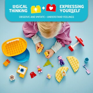 Foto 3 | Foto 3 | Set De Aprendizaje Con Bloques De Construcción Lego Duplo Peppa Pig Boat Trip - Venta Internacional.