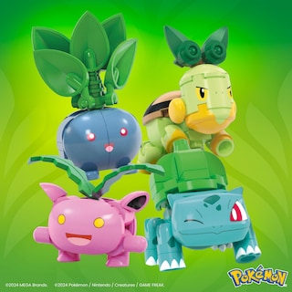 Foto 4 | Foto 4 | Set De Juguetes De Construcción Mega Pokémon Grass-type Trainer Team, 118 Piezas - Venta Internacional.