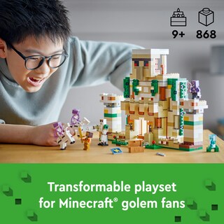 Foto 2 | Foto 2 | Set De Juguetes De Construcción Lego Minecraft The Iron Golem Fortress 21250 - Venta Internacional.