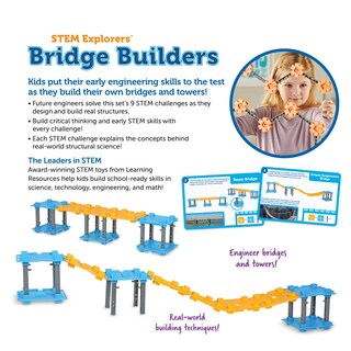 Foto 4 | Foto 4 | Recursos De Aprendizaje De Stem Explorers Bridge Builders Para Niños Mayores De 5 Años - Venta Internacional.