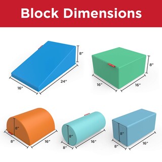 Foto 7 | Foto 7 | Folleto De Radio Foam Blocks Tumble Town Candy Para Niños De 9 A 3 Años - Venta Internacional.