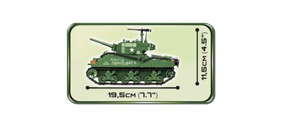 Foto 6 | Foto 6 | Bloques De Construcción: Colección Histórica Cobi, Segunda Guerra Mundial, Sherman M4a3e2 - Venta Internacional.