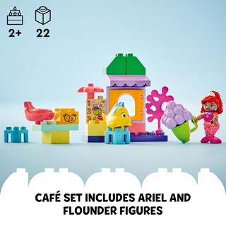 Foto 4 | Foto 4 | Set De Construcción Lego Duplo Disney Ariel And Flounder's Café Stand - Venta Internacional.