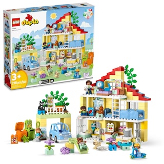 Foto 1 | Foto 1 | Set De Juguetes De Construcción Lego Duplo Town 3 En 1 Family House 10994 - Venta Internacional.