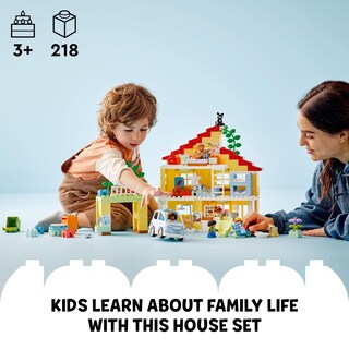 Foto 2 | Foto 2 | Set De Juguetes De Construcción Lego Duplo Town 3 En 1 Family House 10994 - Venta Internacional.