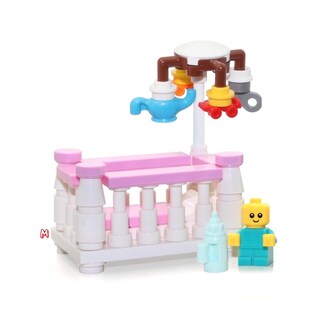 Foto 1 | Foto 1 | Minifigura Lego De Juguete Para Bebé En Cuna De Niña Con Móvil Giratorio - Venta Internacional.