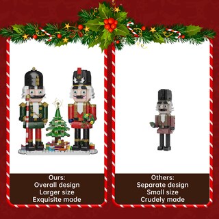 Foto 3 | Foto 3 | Juego De Bloques De Construcción Buildingboat Christmas Nutcracker, 690 Piezas - Venta Internacional.
